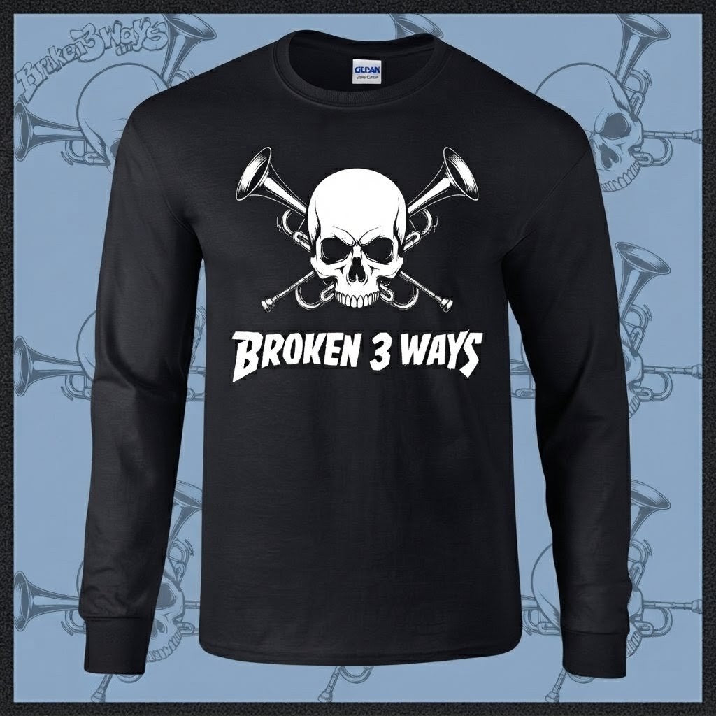 B3W Skull Logo T-Shirt LONG SLEEVE