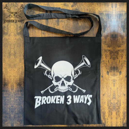 B3W Skull Tote Bag