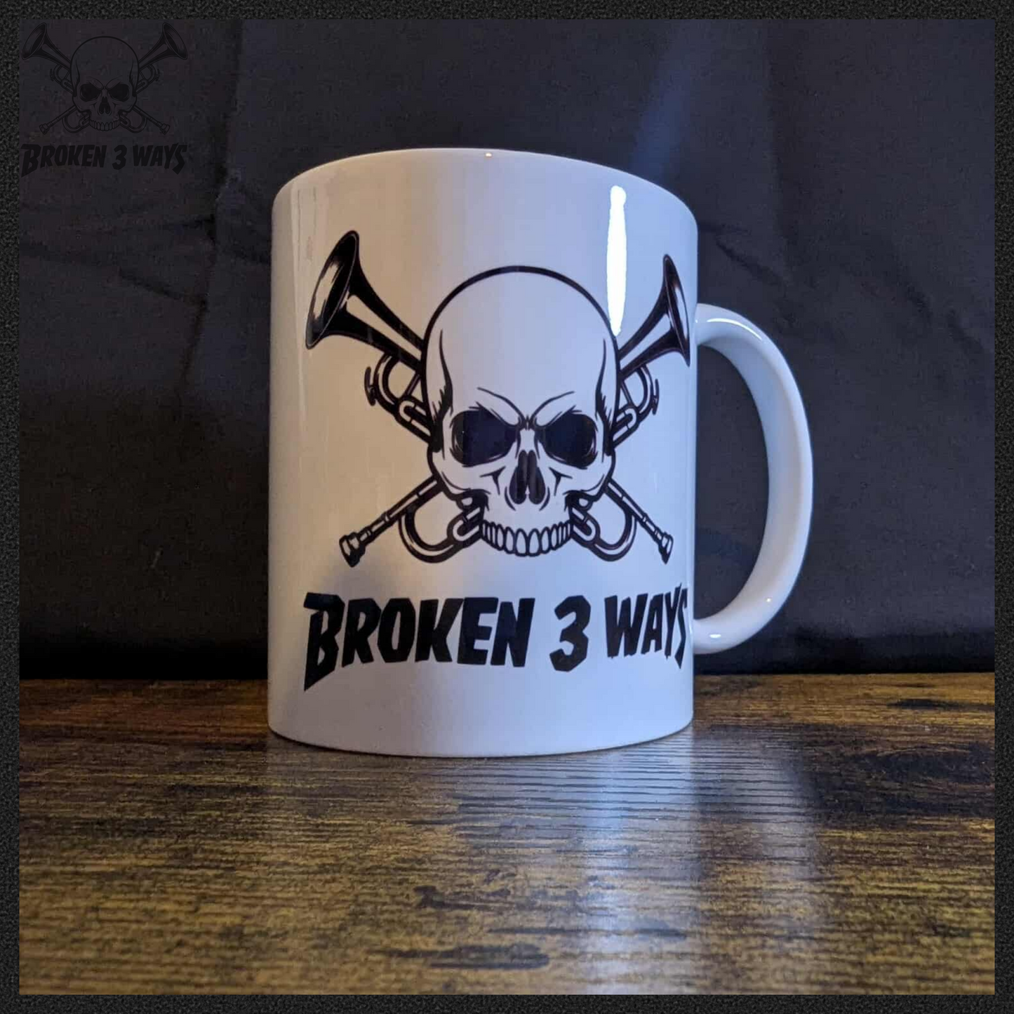 B3W Skull Mug